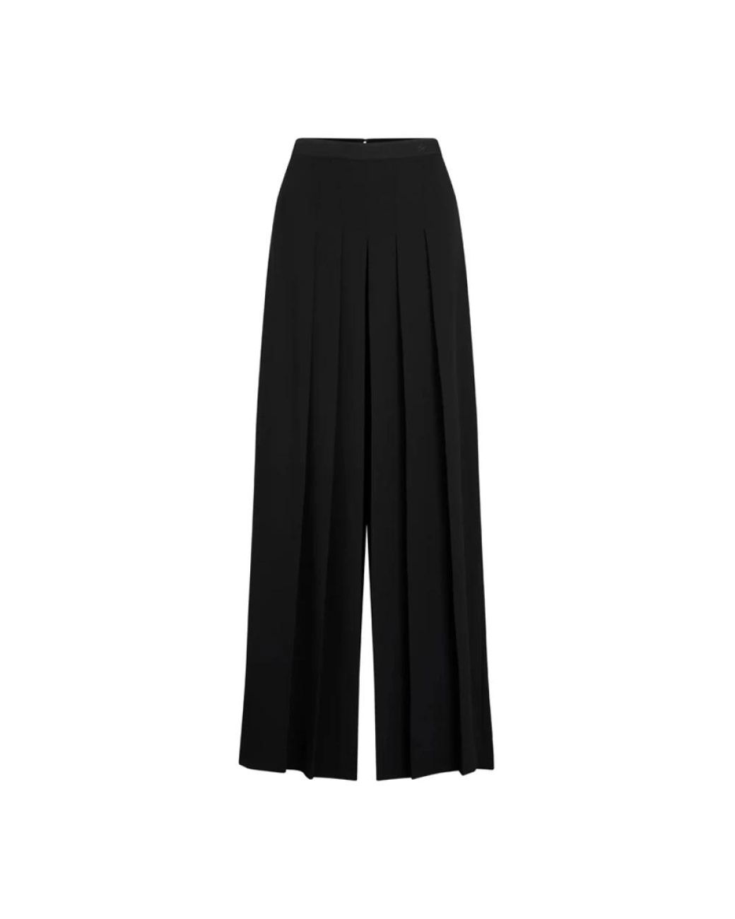 Karl Lagerfeld Black Wide Trousers