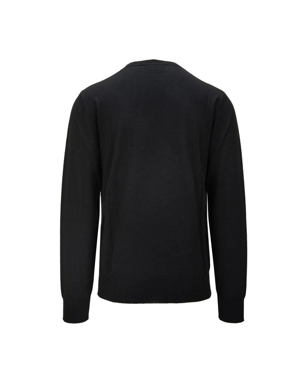 DSquared² Black Round-Neck Knitwear for men