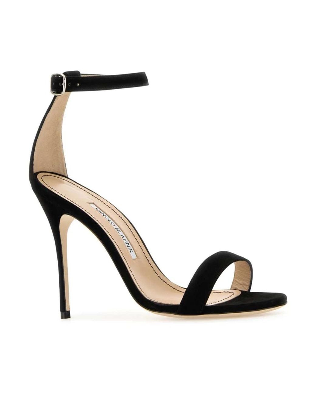 Manolo Blahnik Black High Heel Sandals