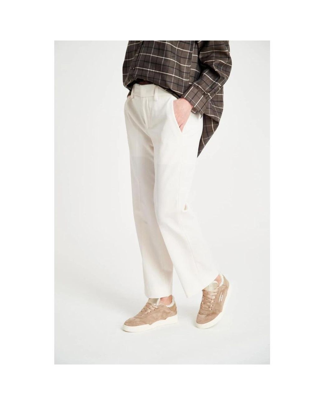 Dondup Black Straight Trousers