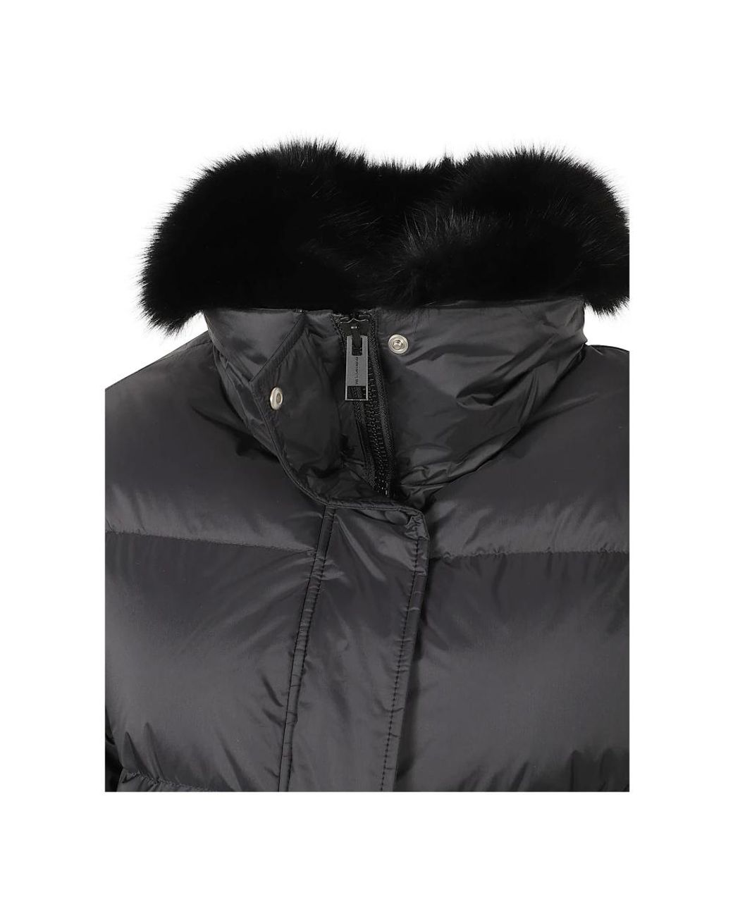 Yves Salomon Black Winter Jackets