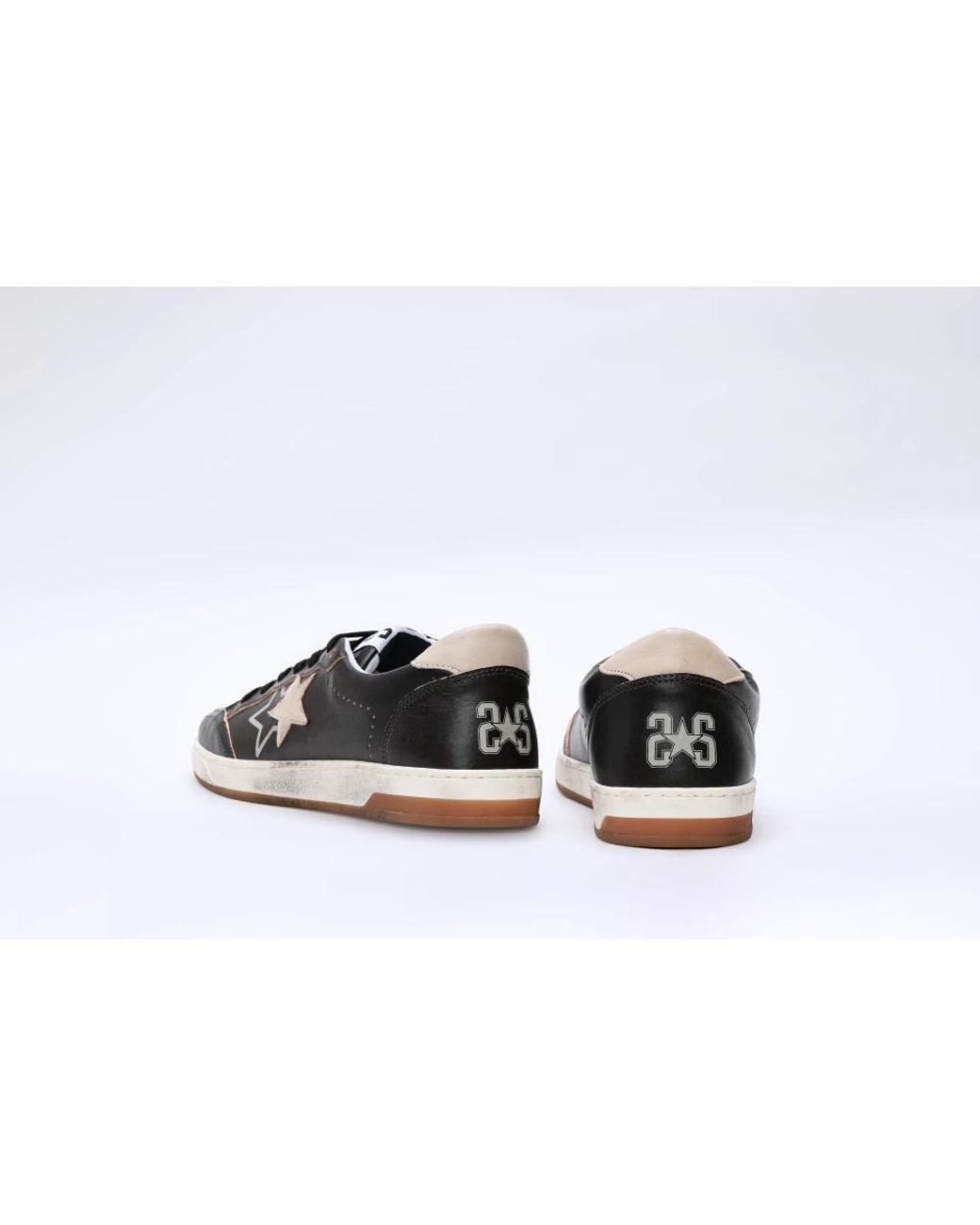 2 Star Sneakers in Black für Herren