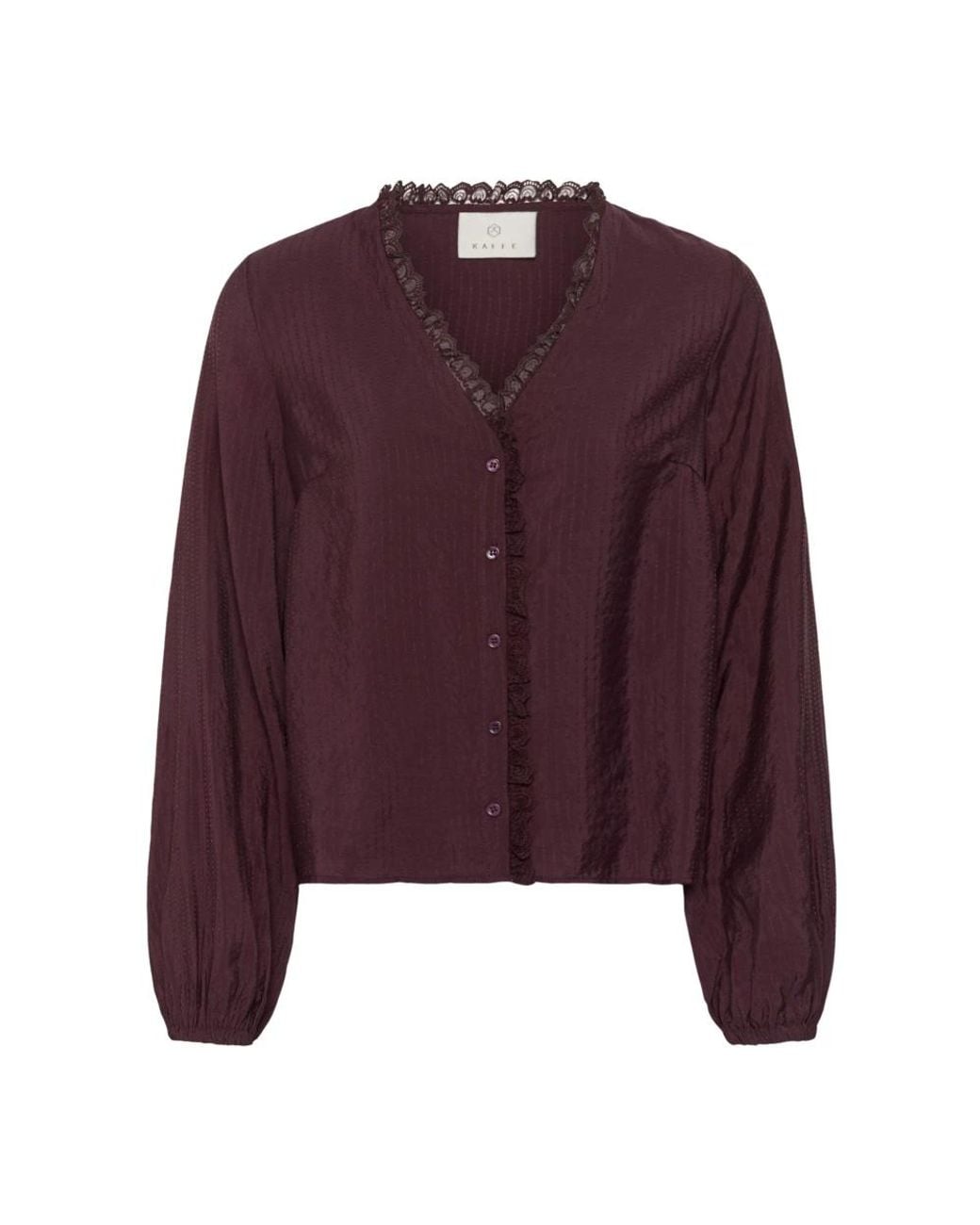 Kaffe Overhemden ,Paars ,Blouse in het Purple