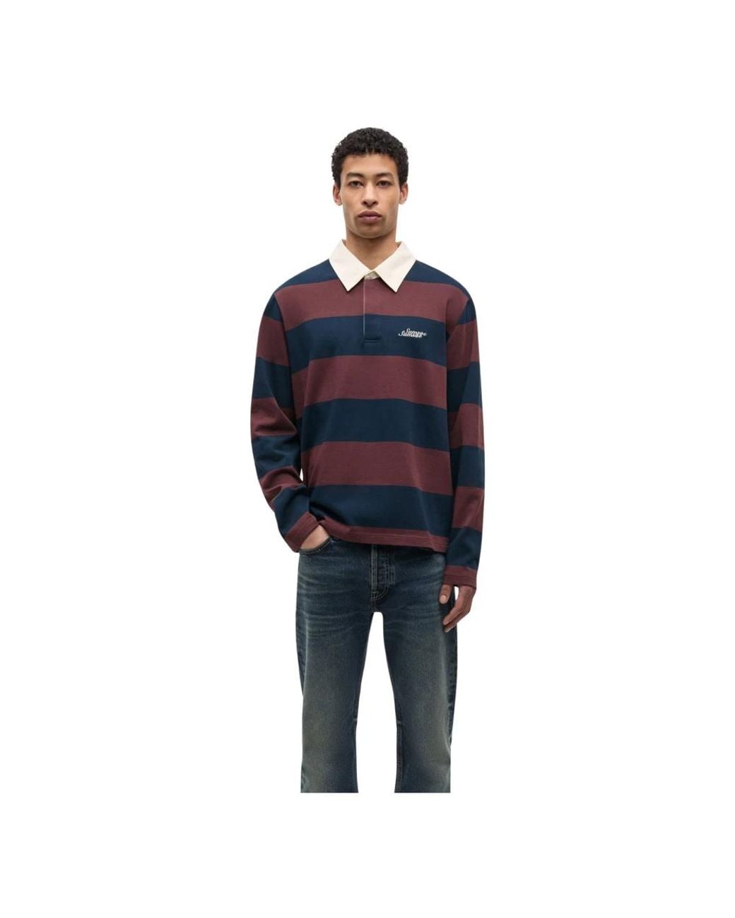 Samsøe & Samsøe Blue Polo Shirts for men