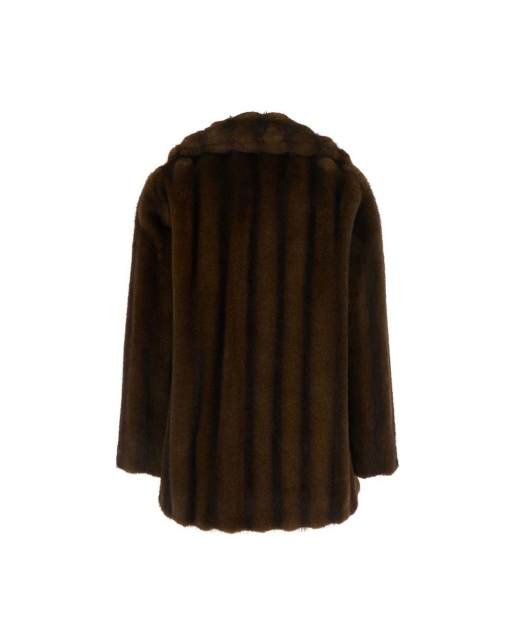 Max Mara Black Faux Fur & Shearling Jackets