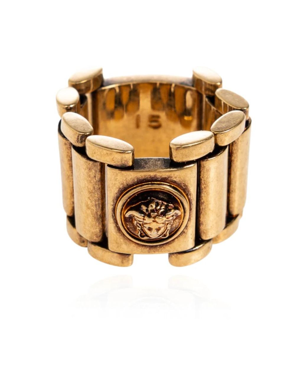 Versace Metallic Medusa Ring