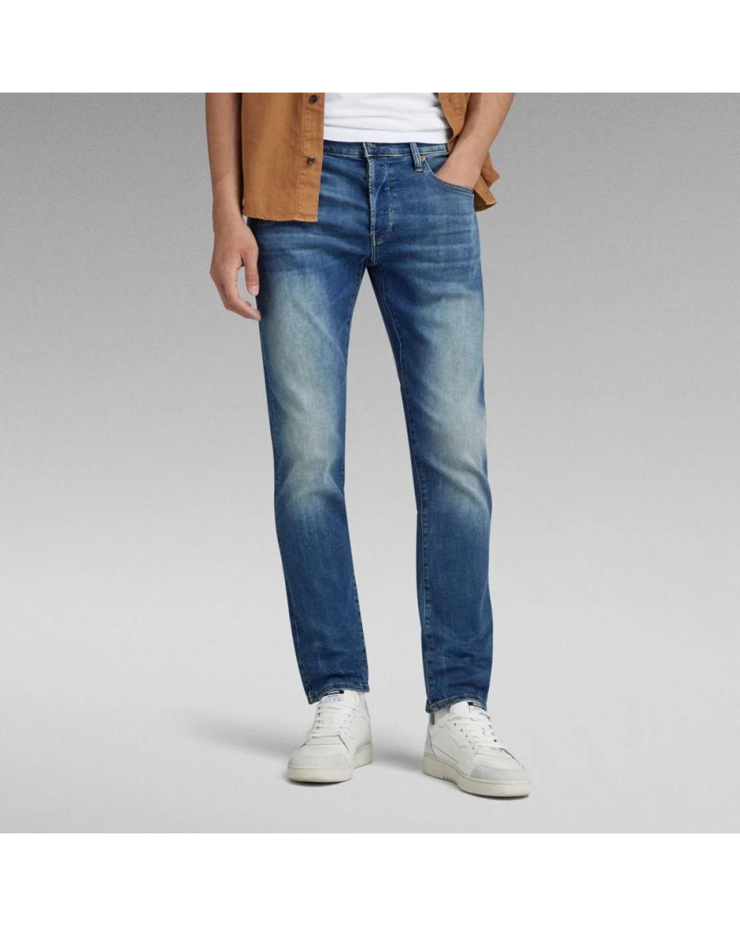Slim-Fit Jeans G-Star pour homme en coloris Blue