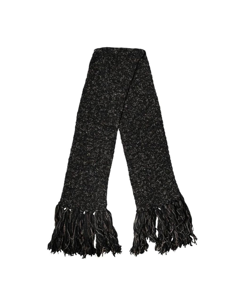 Dolce & Gabbana Black Winter Scarves for men