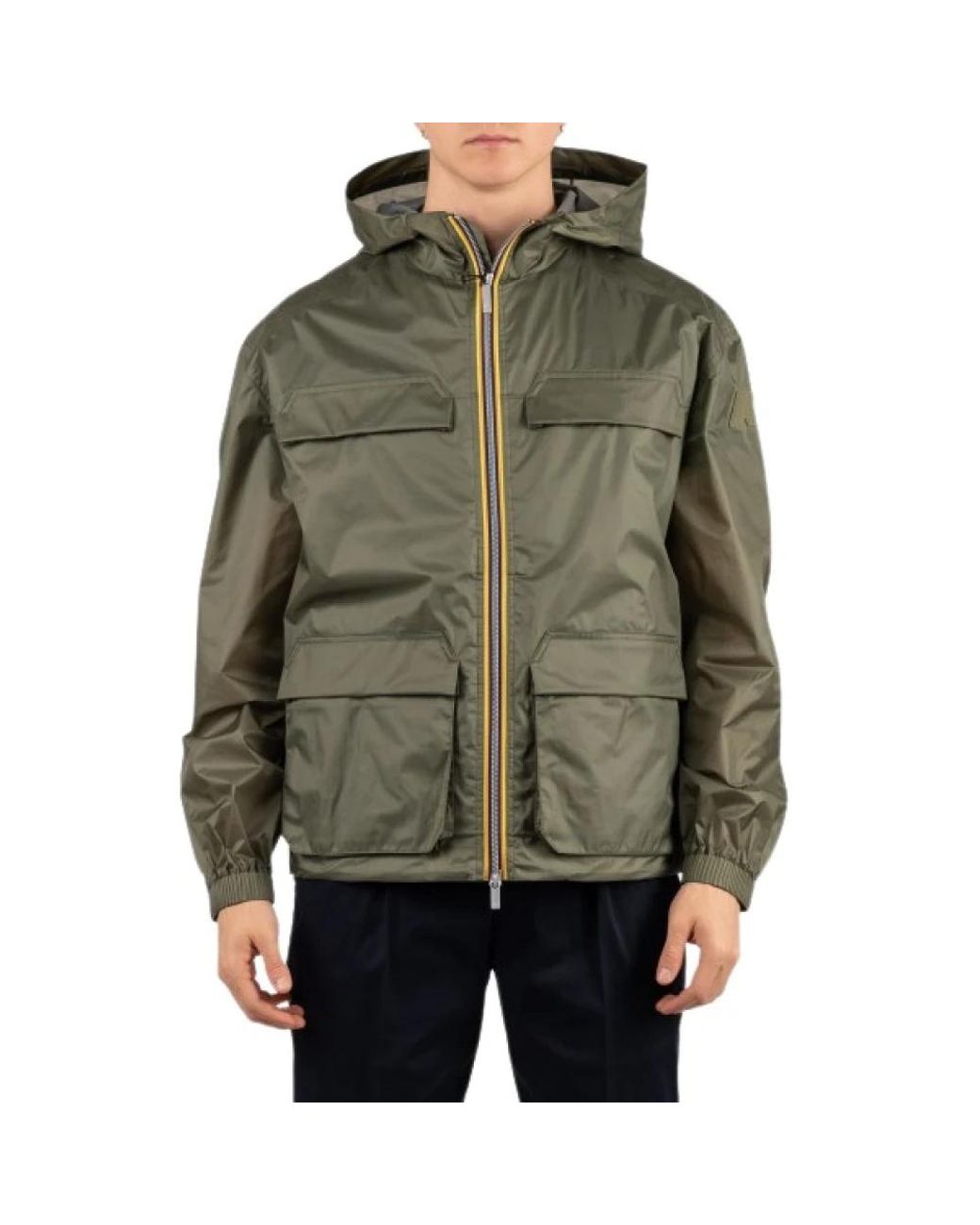 K-Way Green Winter Jackets for men