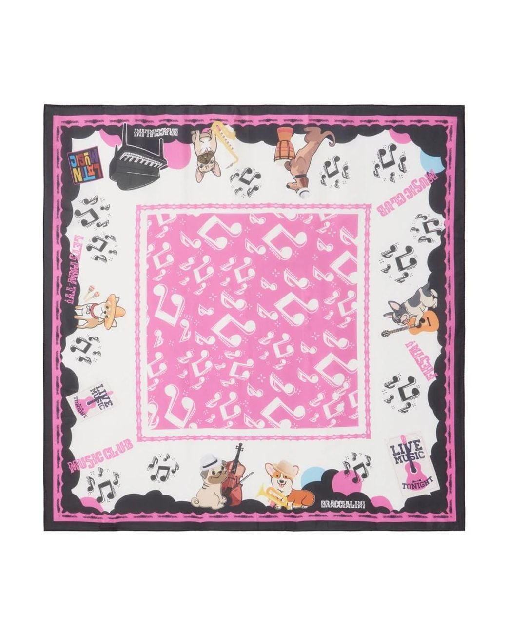 Braccialini Purple Silk Scarves