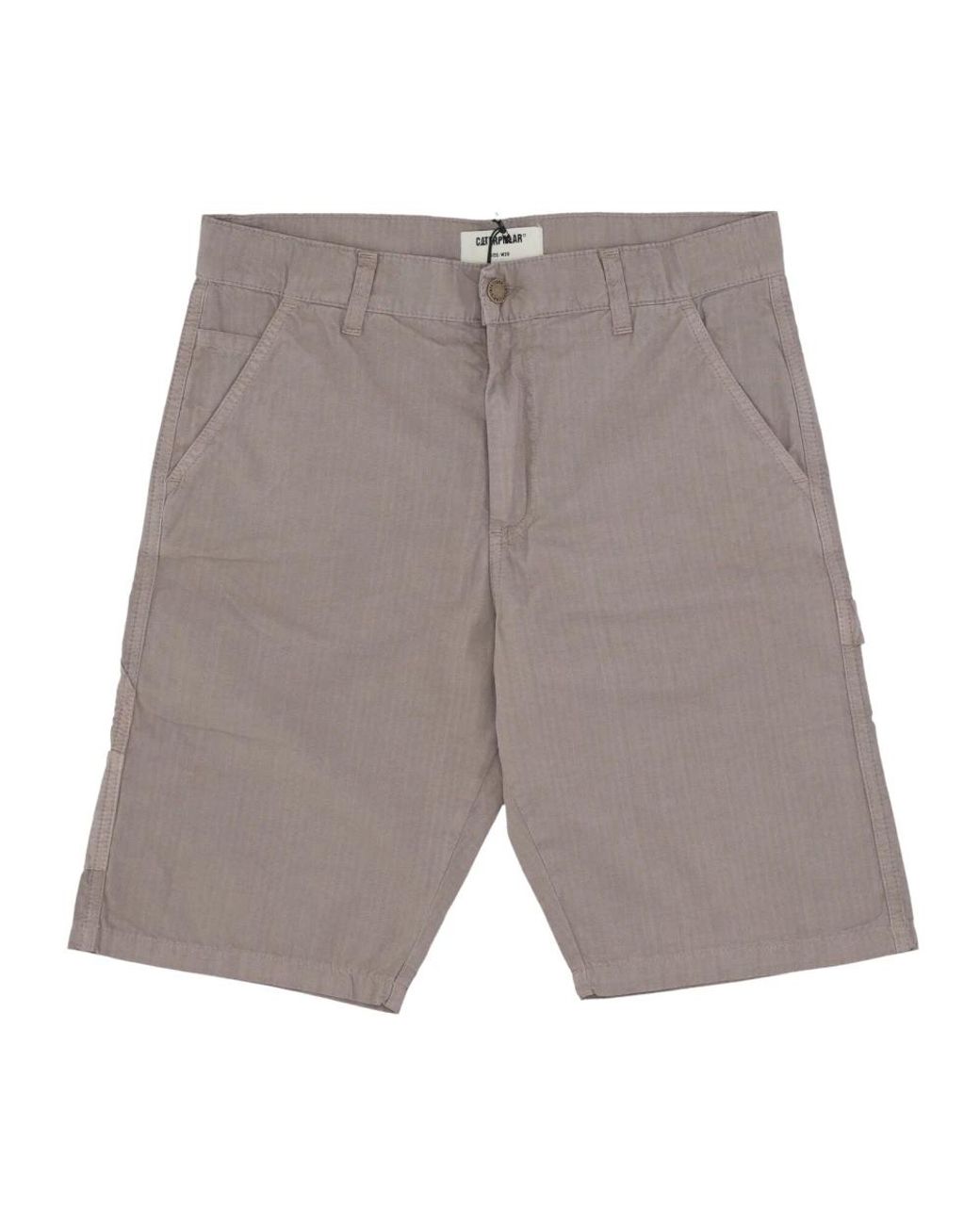Caterpillar Gray Casual Shorts for men