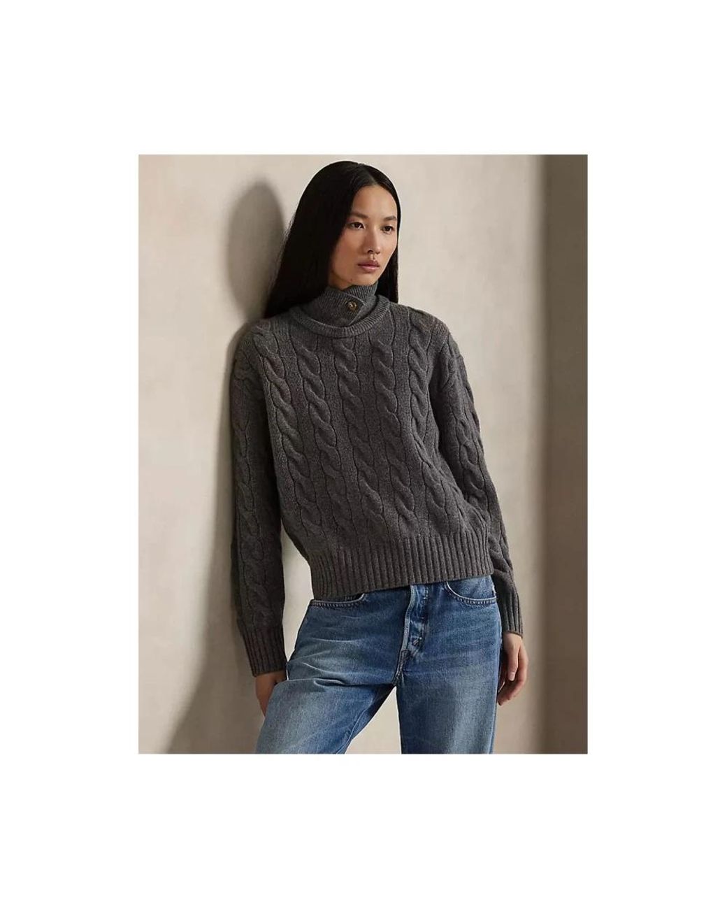 Polo Ralph Lauren Gray Round-Neck Knitwear