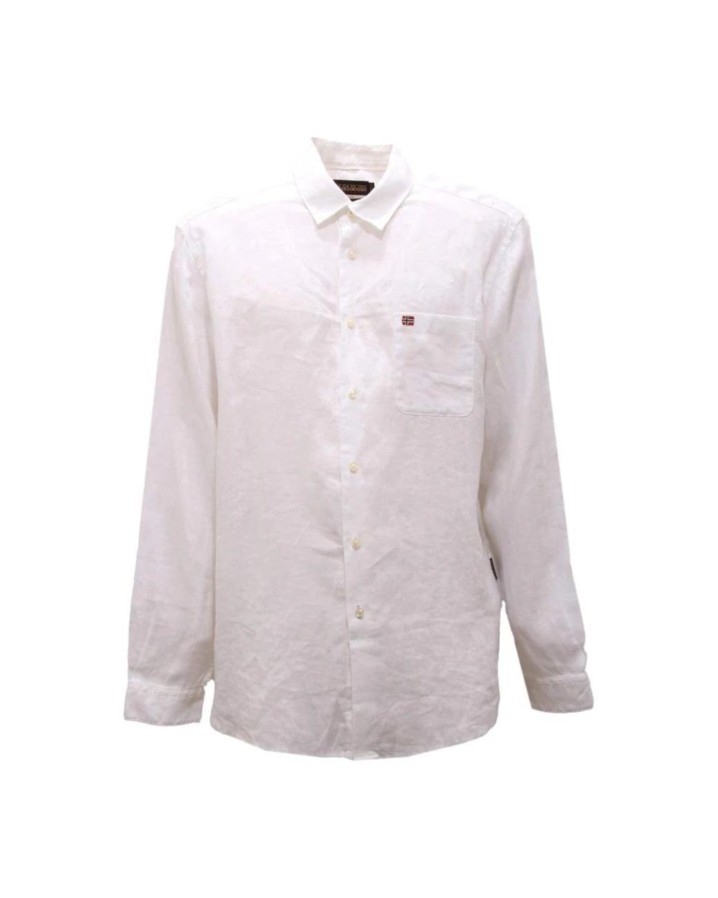 Napapijri White Formal Shirts for men