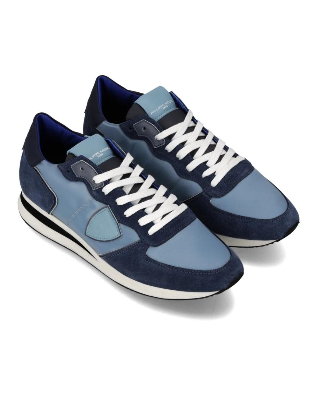 Philippe Model Blue Sneakers for men