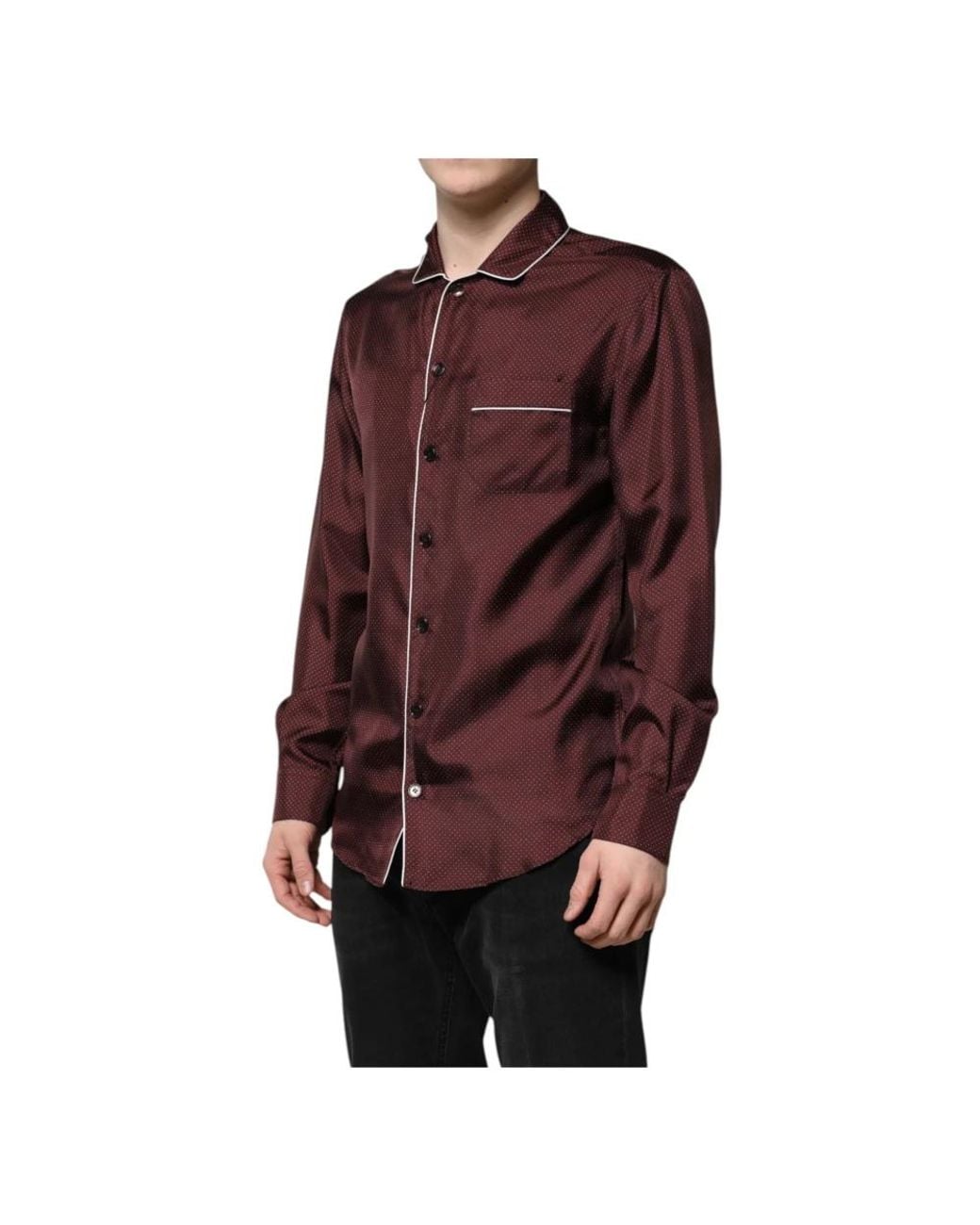 Dolce & Gabbana Red Casual Shirts for men