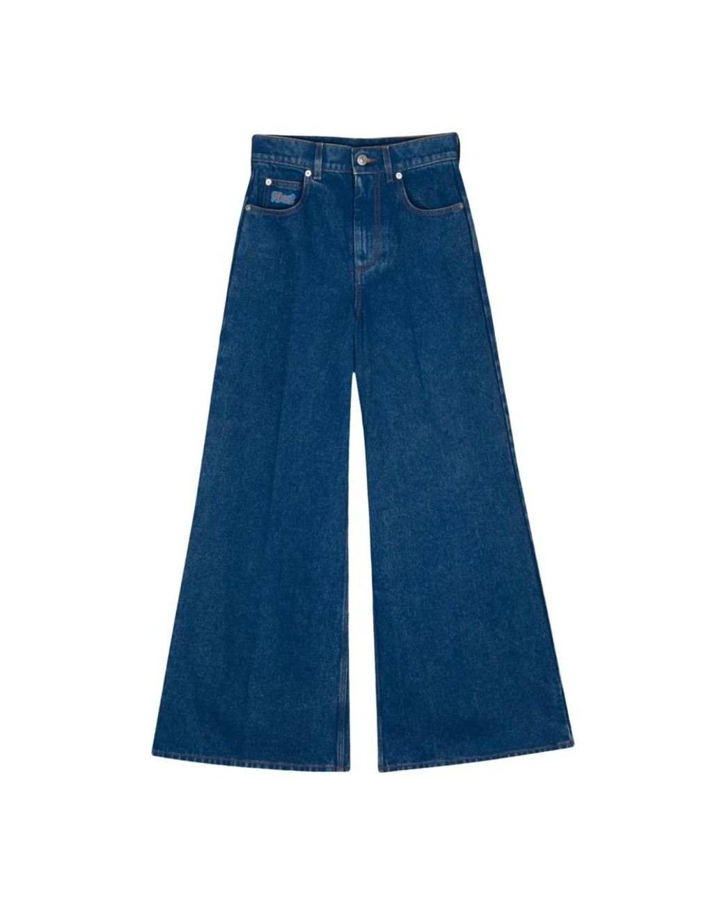 Marni Blue Wide Jeans