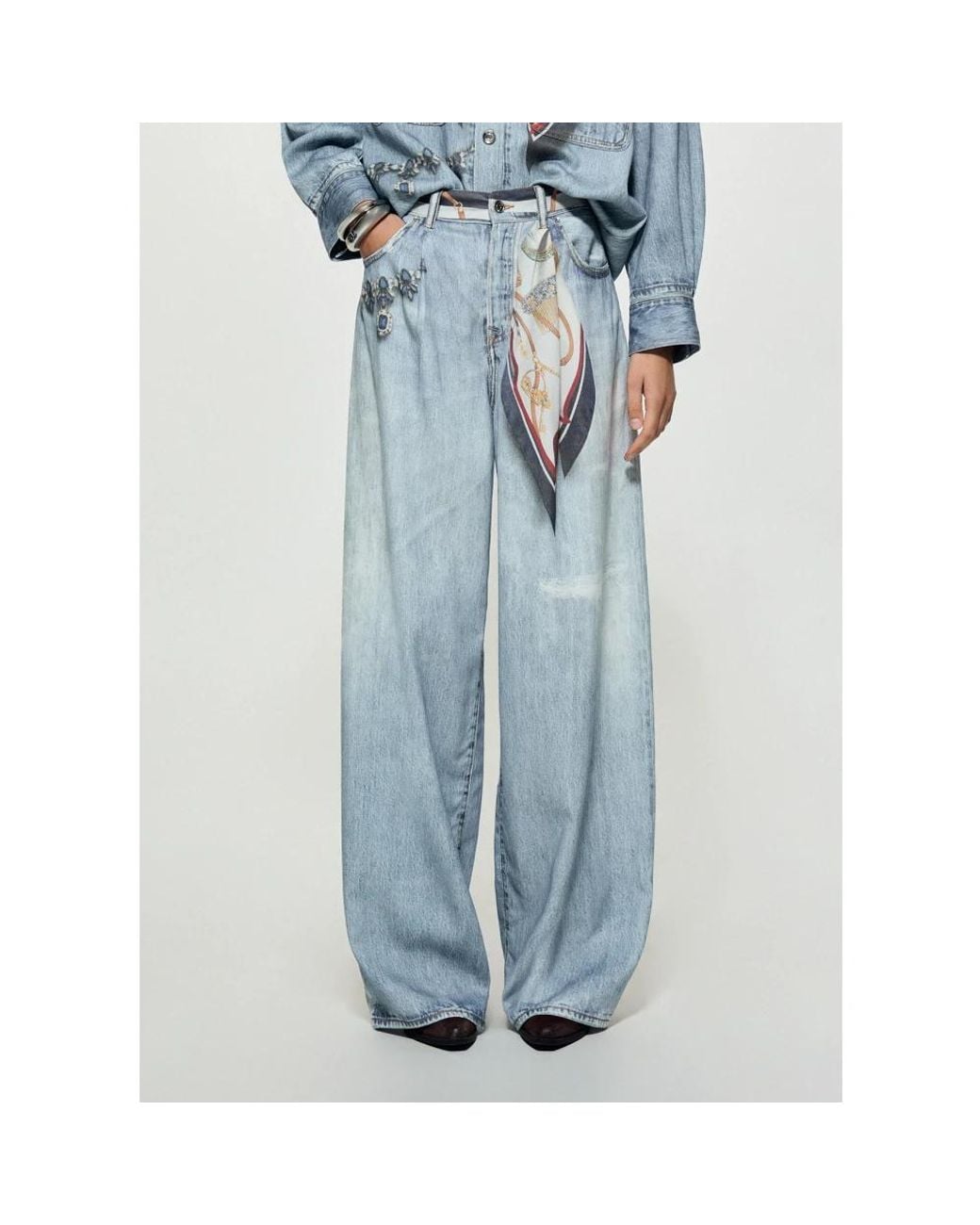 Liu Jo Blue Wide Jeans