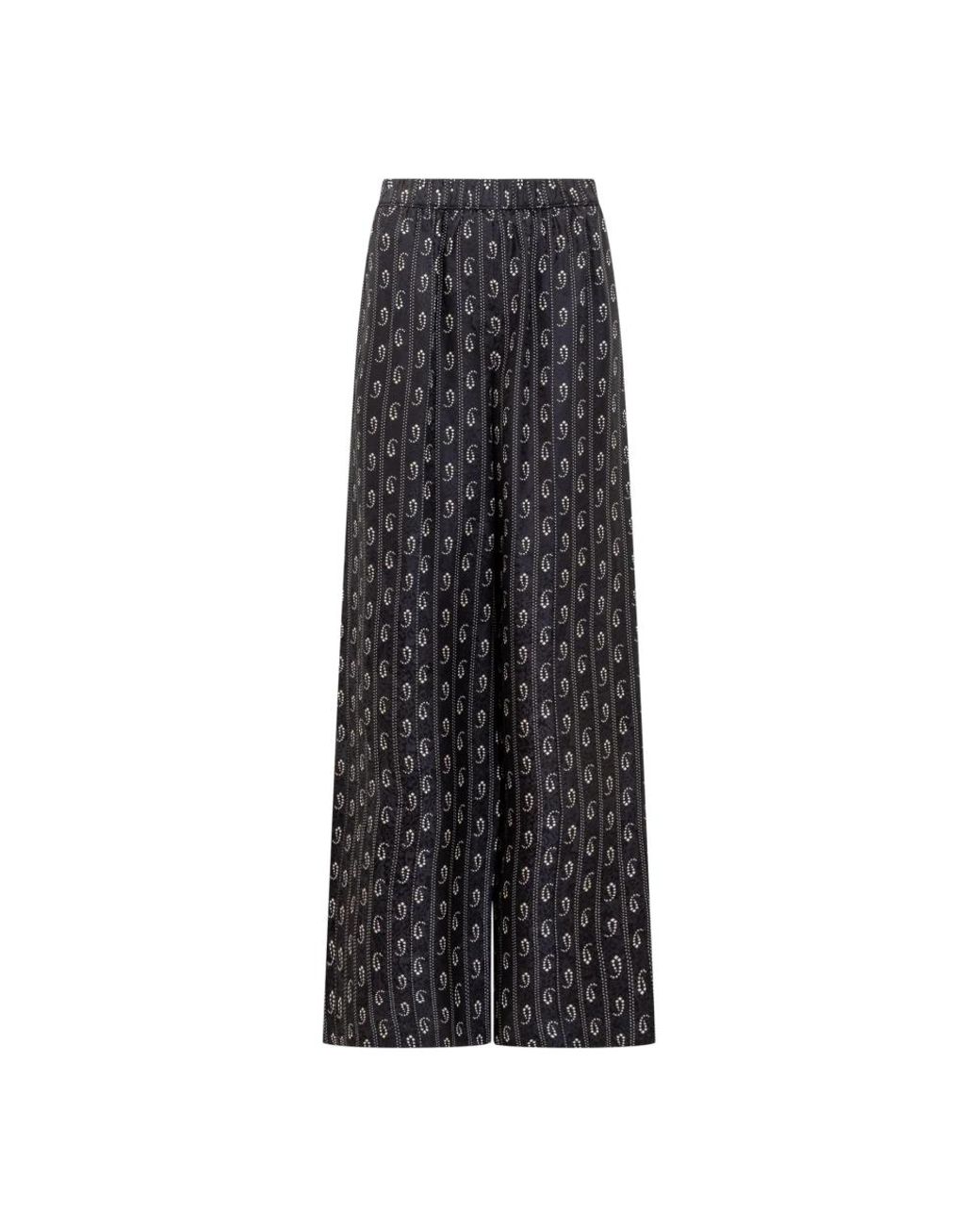 Tory Burch Black Wide Trousers