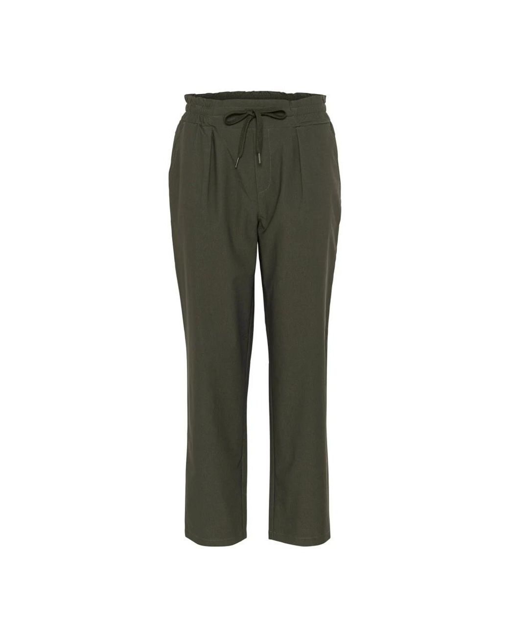 Cream Broeken ,Groen ,Diepe Dieptes Straight-Leg Broek in het Green