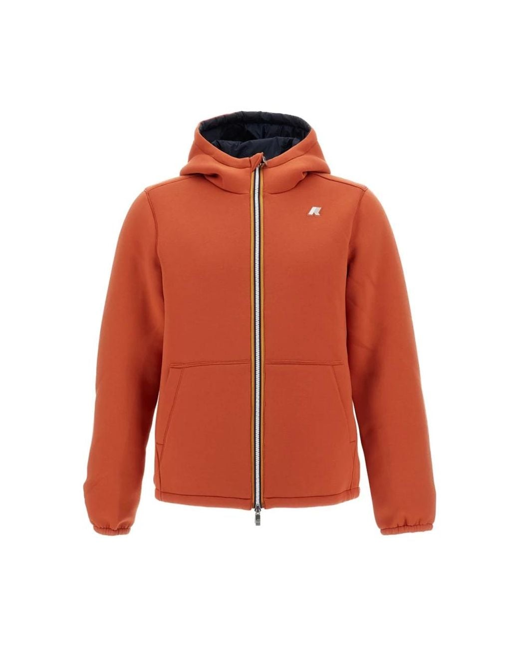 K-Way Orange Zip-Throughs for men