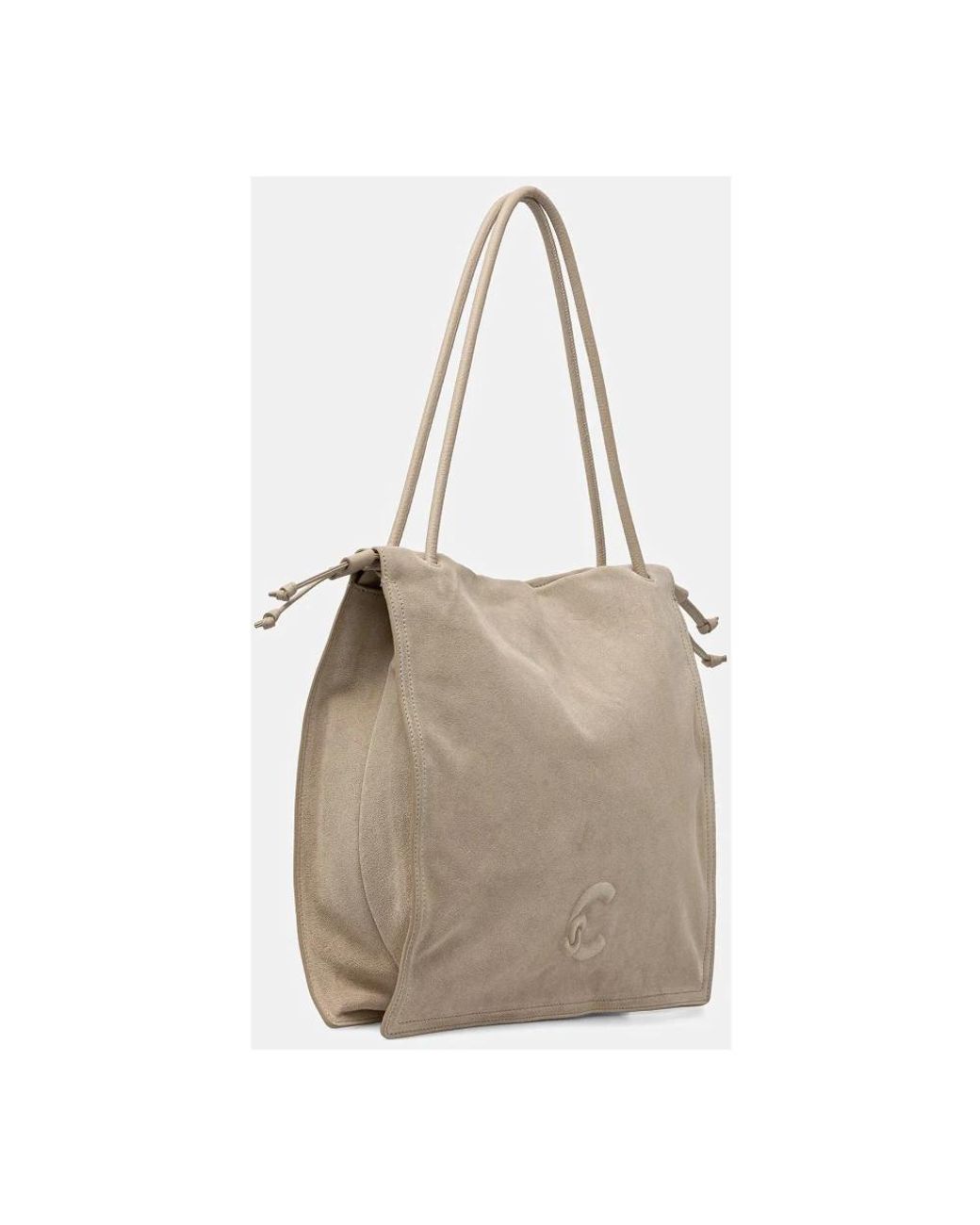Coccinelle Natural Dulse Wildleder Shopper