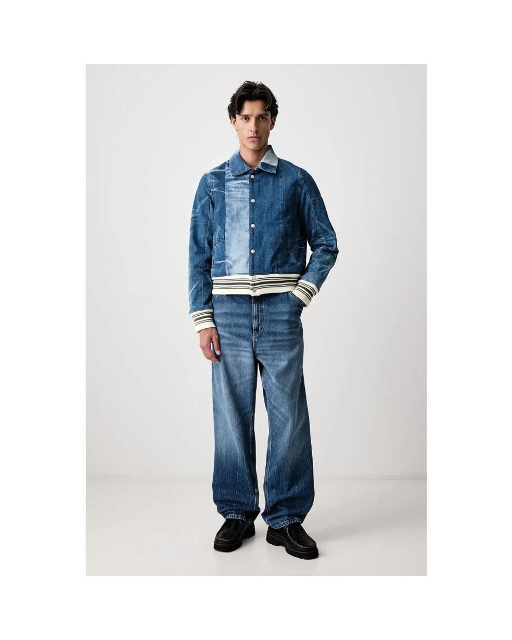 Denim Jackets KENZO de hombre de color Blue