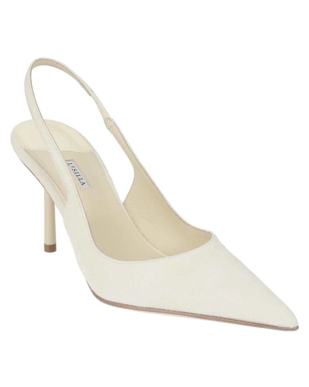 Le Silla White Pumps