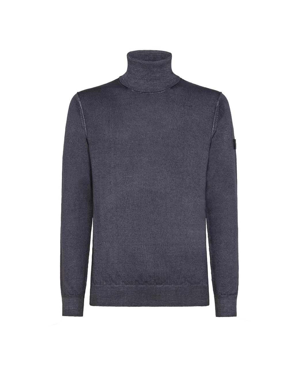 Peuterey Blue Turtlenecks for men