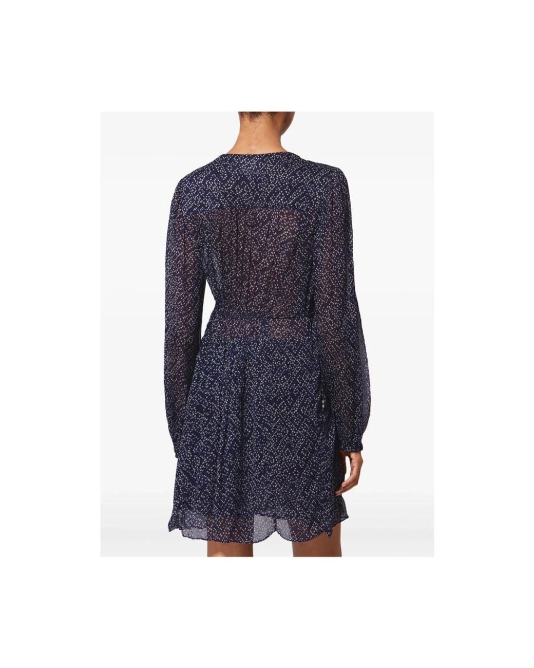 Isabel Marant Short Dresses in Blue | Lyst