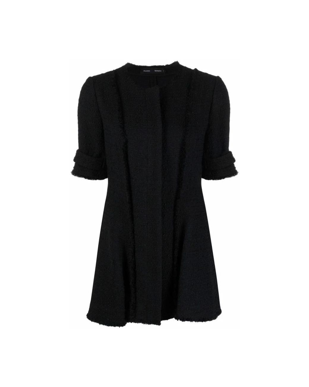 Proenza Schouler Black Short Dresses