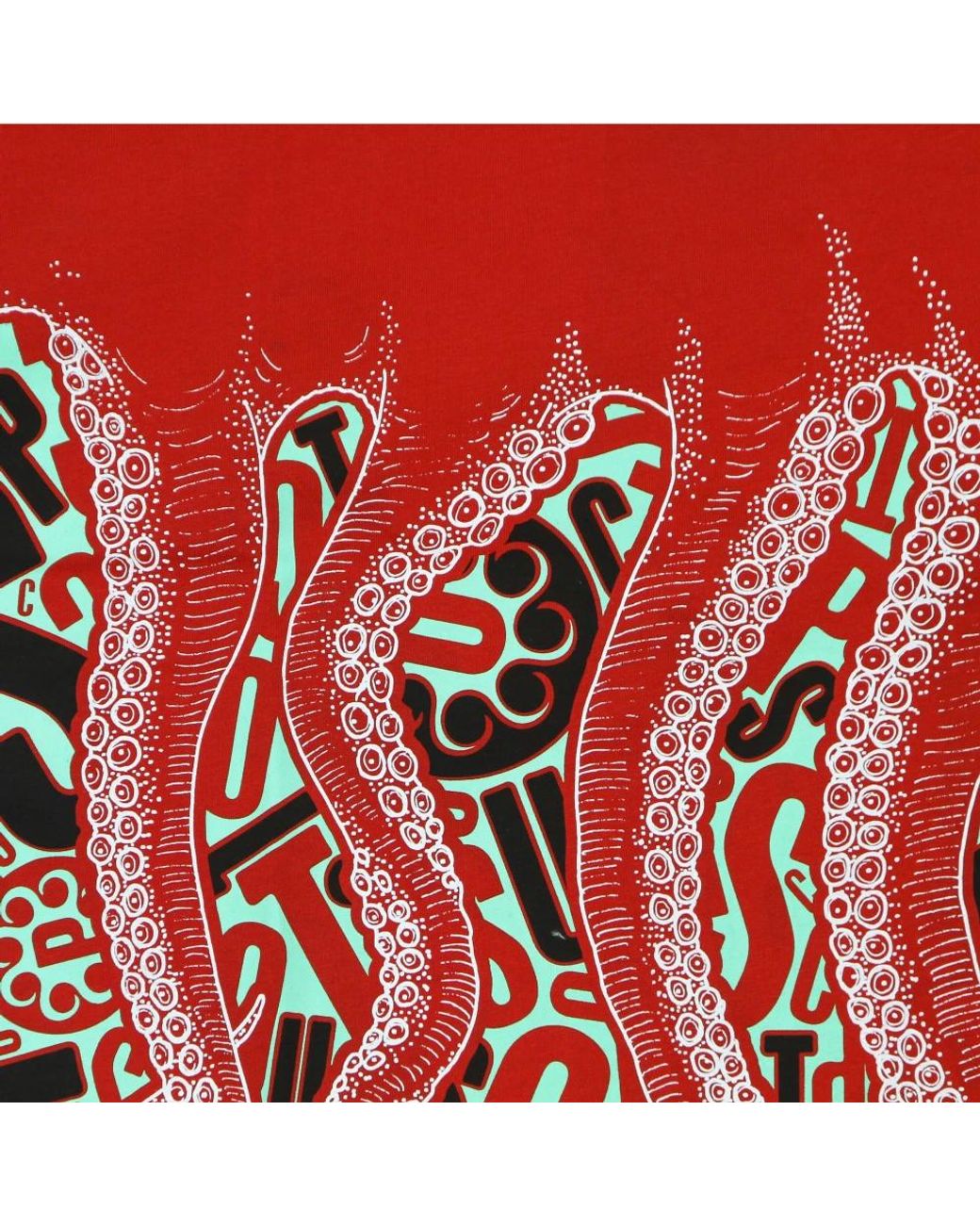 Octopus Red T-Shirts for men