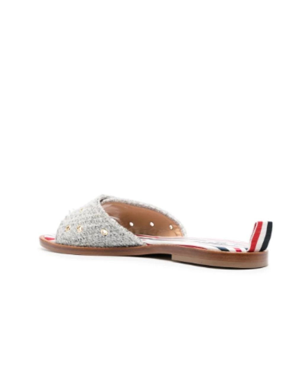 Thom Browne White Sliders