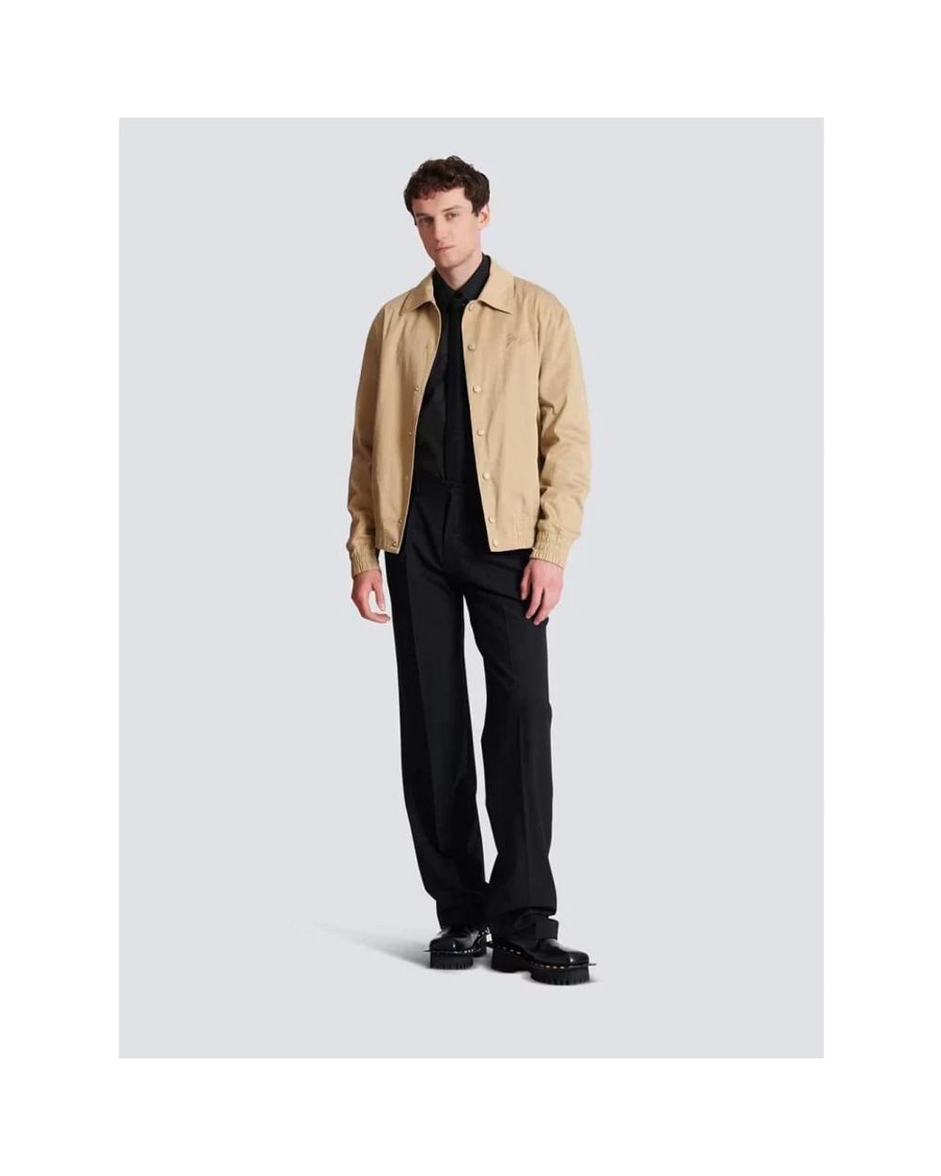 Balmain Natural Bomber Jackets for men