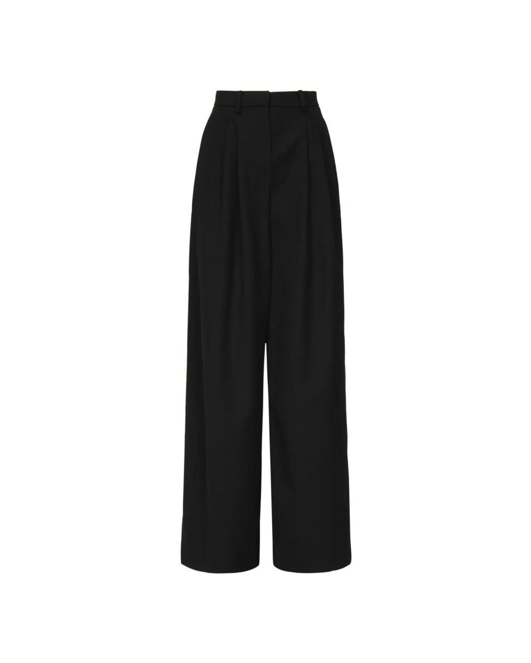 Magda Butrym Black Wide Trousers
