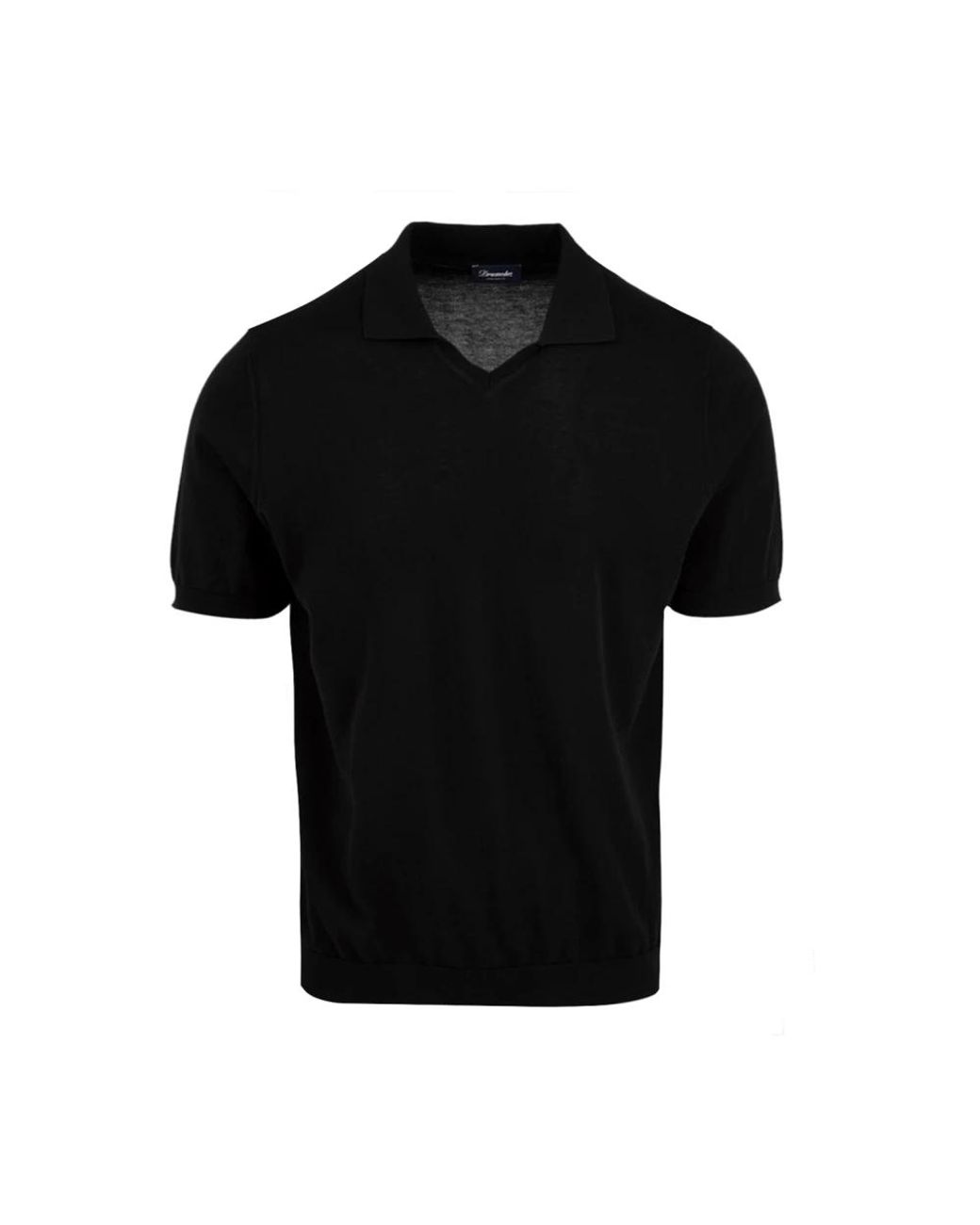 Drumohr Black Polo Shirts for men