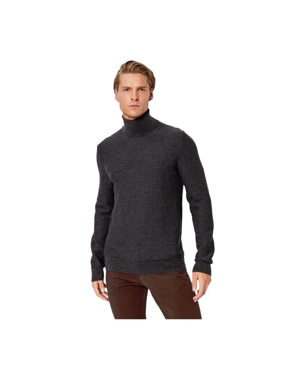 Trussardi Black Turtlenecks for men