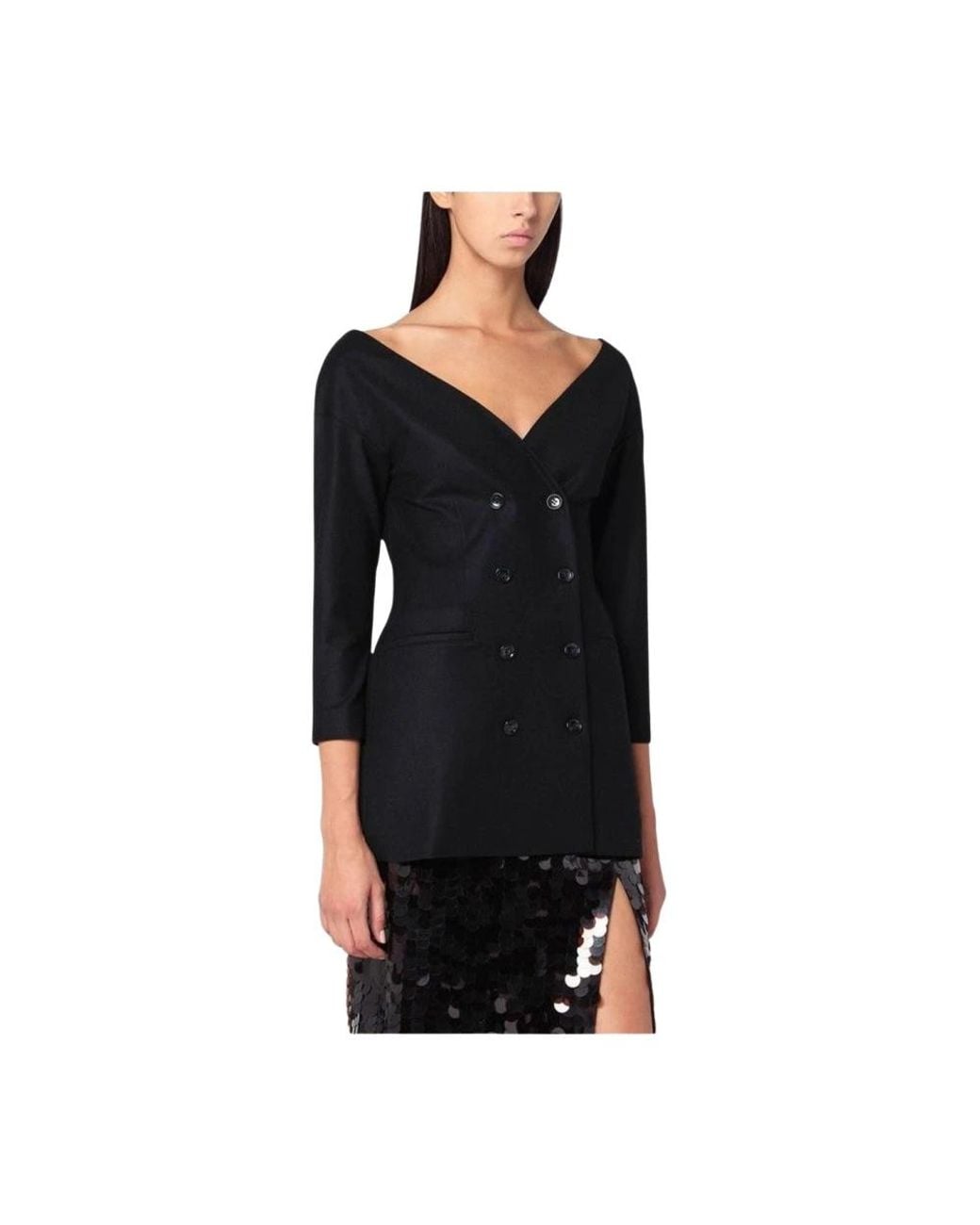 Light Jackets di Alberta Ferretti in Black