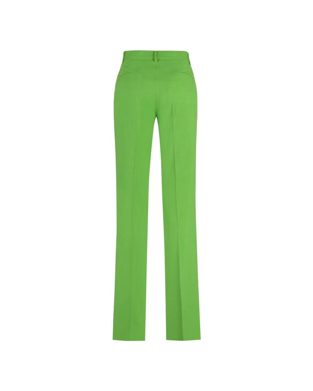 Wide Trousers MSGM de color Green