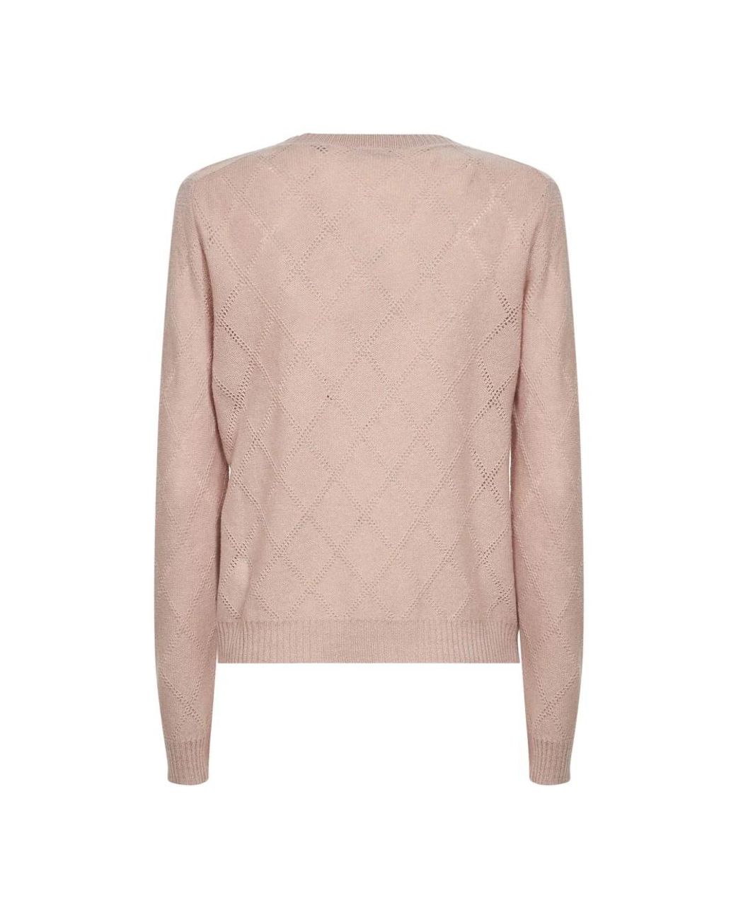 Blanca Vita Pink Cashmere Knitwear
