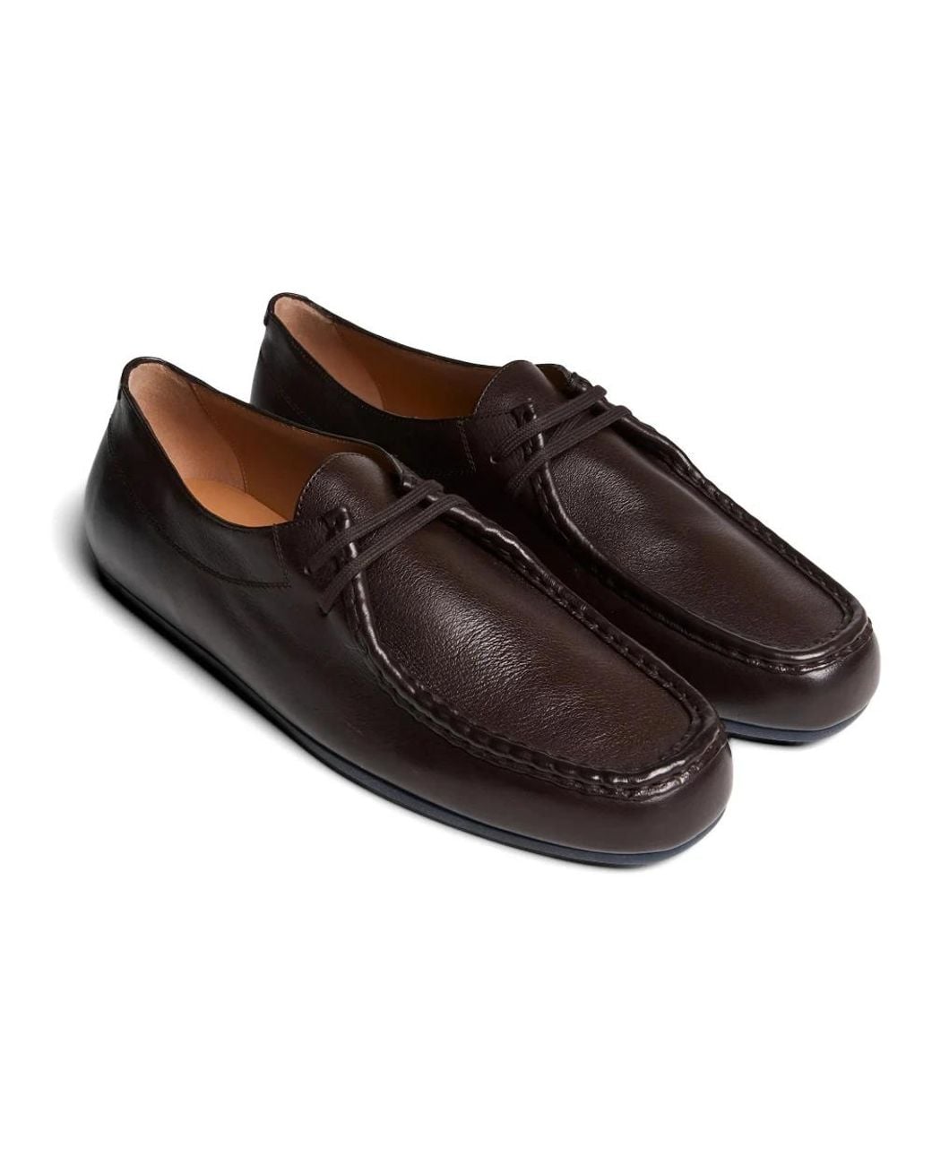 Jil Sander Brown Laced Shoes for men