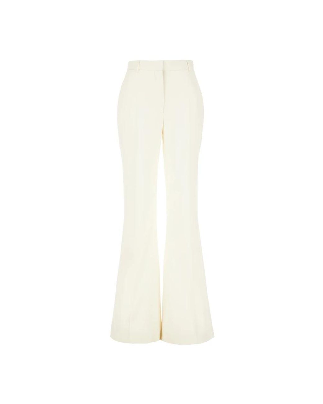 Stella McCartney White Wide Trousers