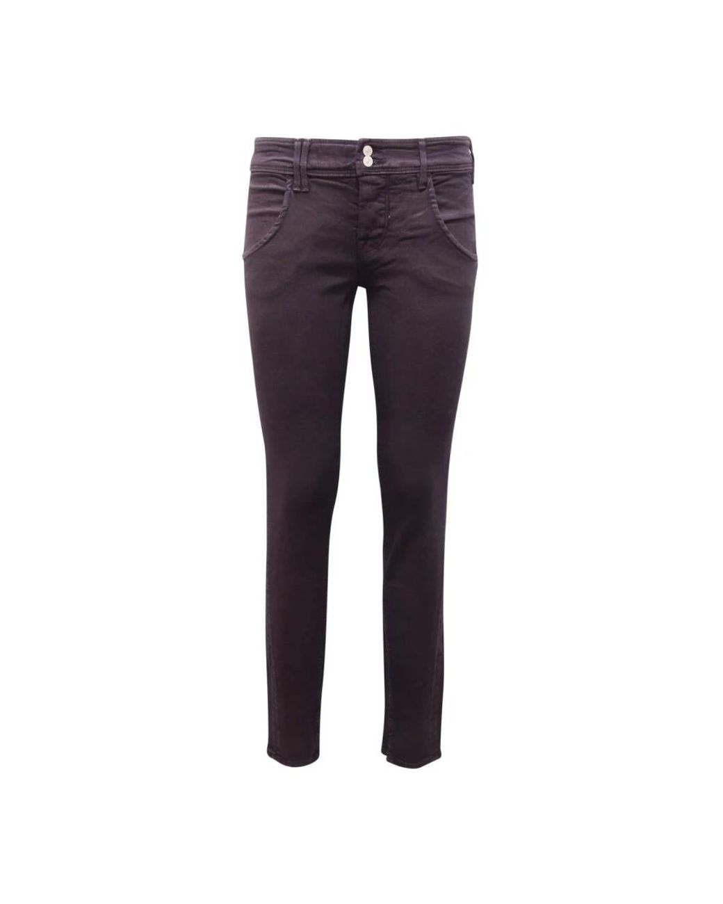CYCLE Skinny Glitter Broek in het Purple