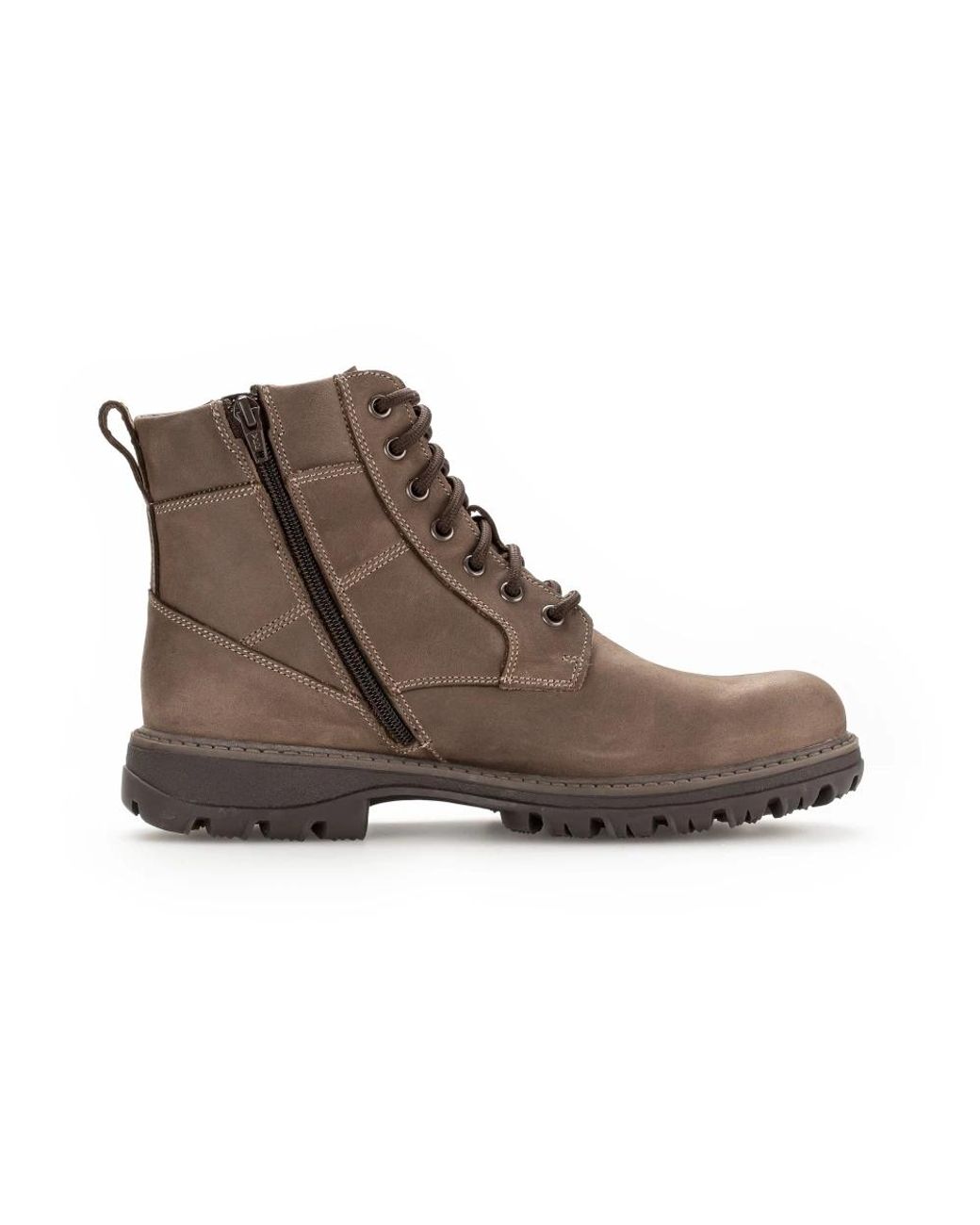 Gabor Glattleder-Schnürstiefel in Brown für Herren