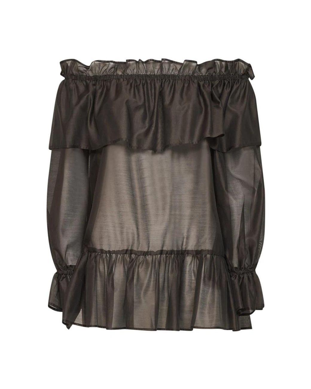 Blanca Vita Black Blouses