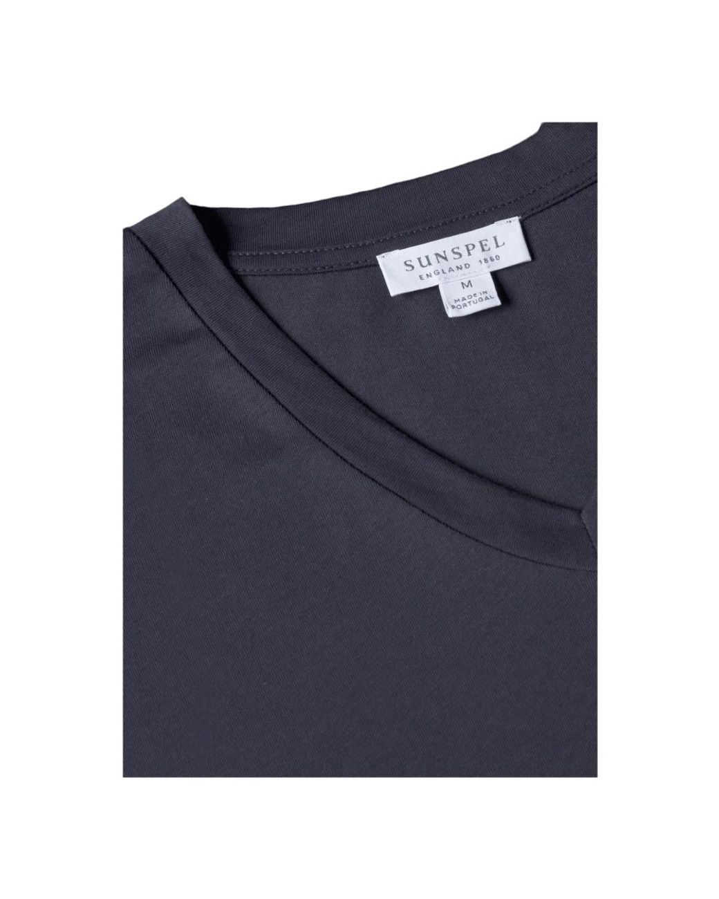 Sunspel Blue T-Shirts for men