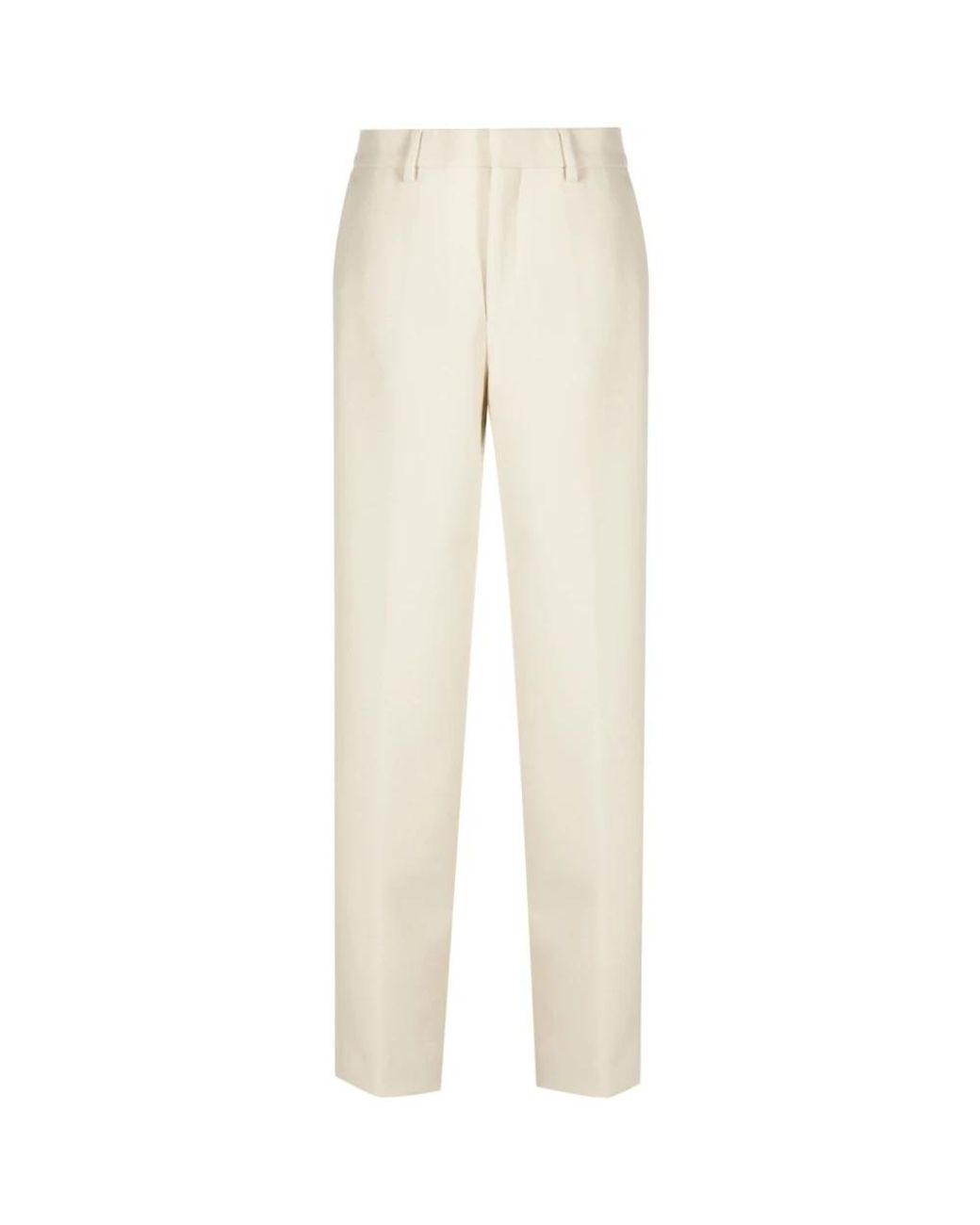 Closed Natural Straight Trousers
