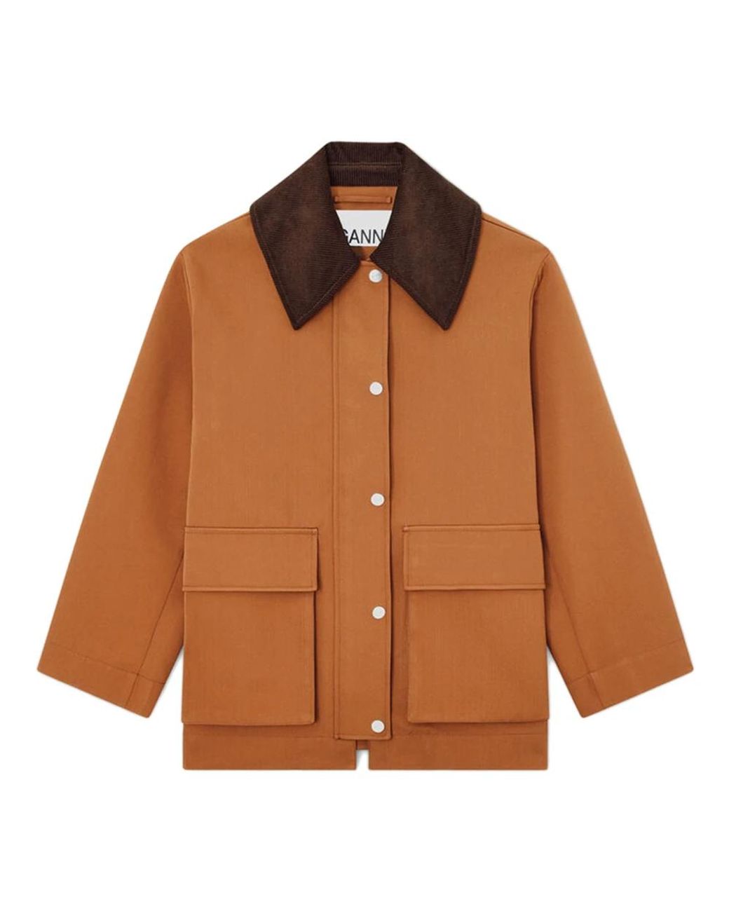 Ganni Brown Light Jackets