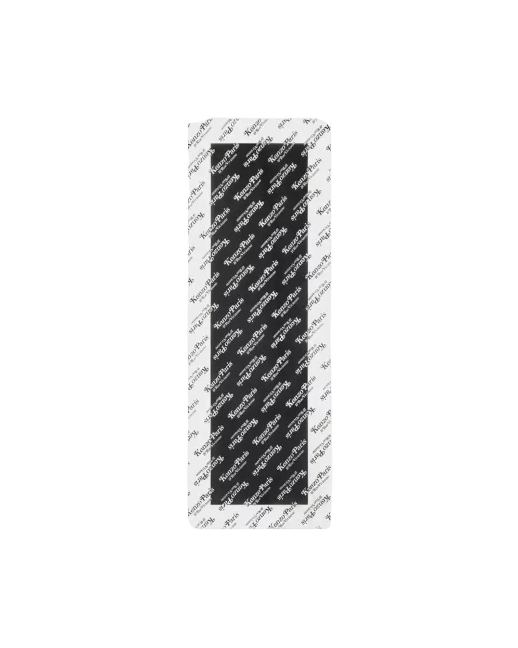 KENZO Accessoires ,Zwart ,Katoen Monogram Zwarte Katoenen Sjaal in het Black voor heren