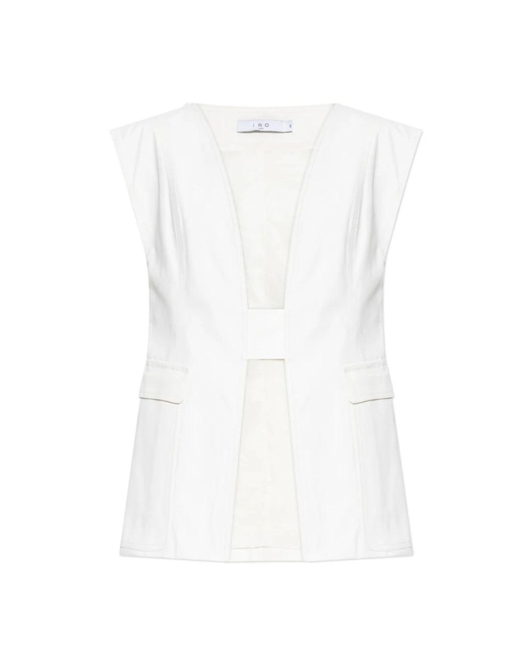 IRO Jassen ,Wit ,Katoen Bessy Vest in het White