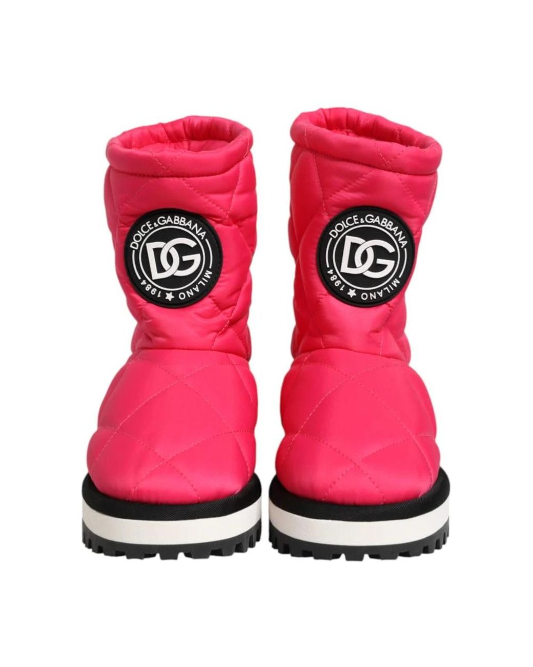 Dolce & Gabbana Pink Winter Boots